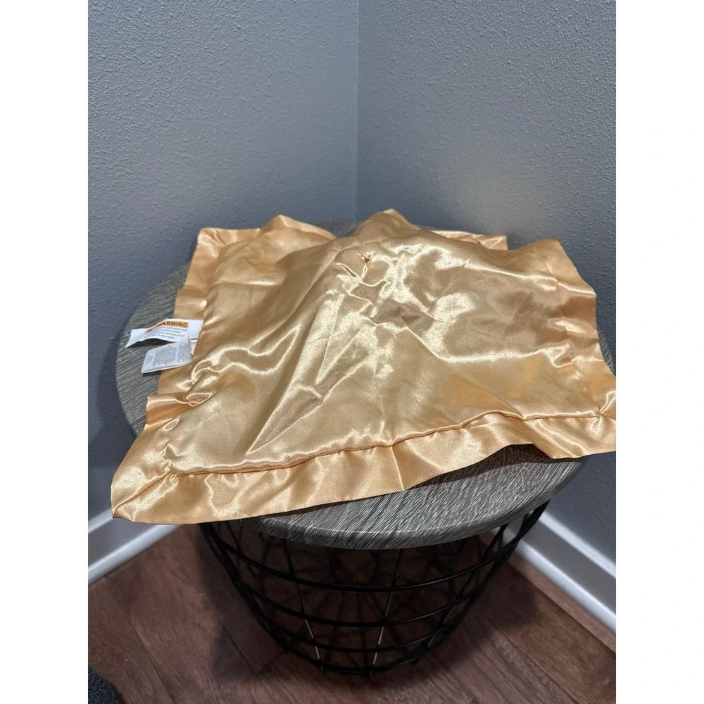 Cloud Island Puppy Dog Lovey Security Blanket Brown Satin Trim 14